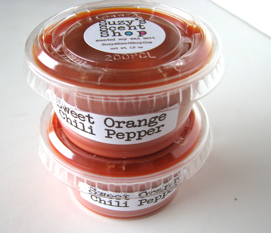 Sweet Orange Chili Pepper Scented Soy Wax Met 2 Pack